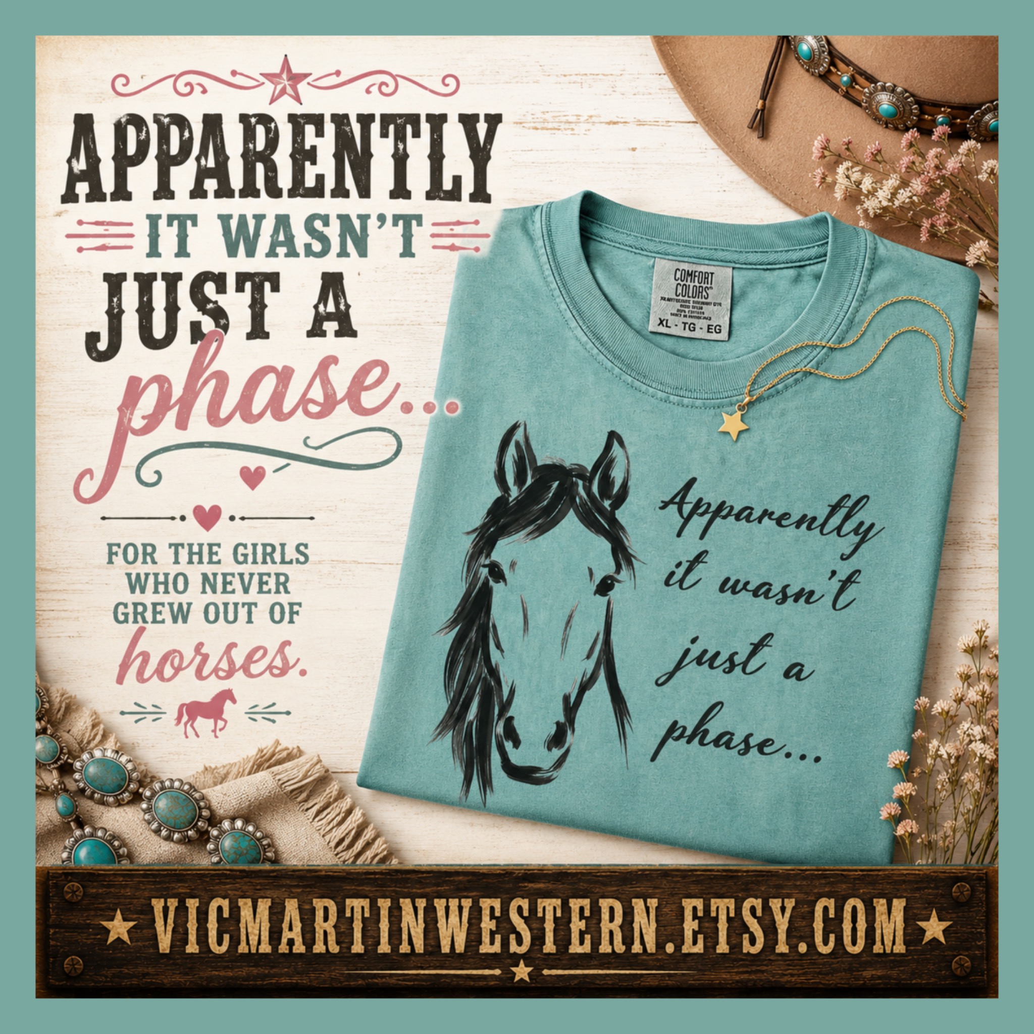 Apparently It Wasn’t Just a Phase horse lover shirt scroll stopper